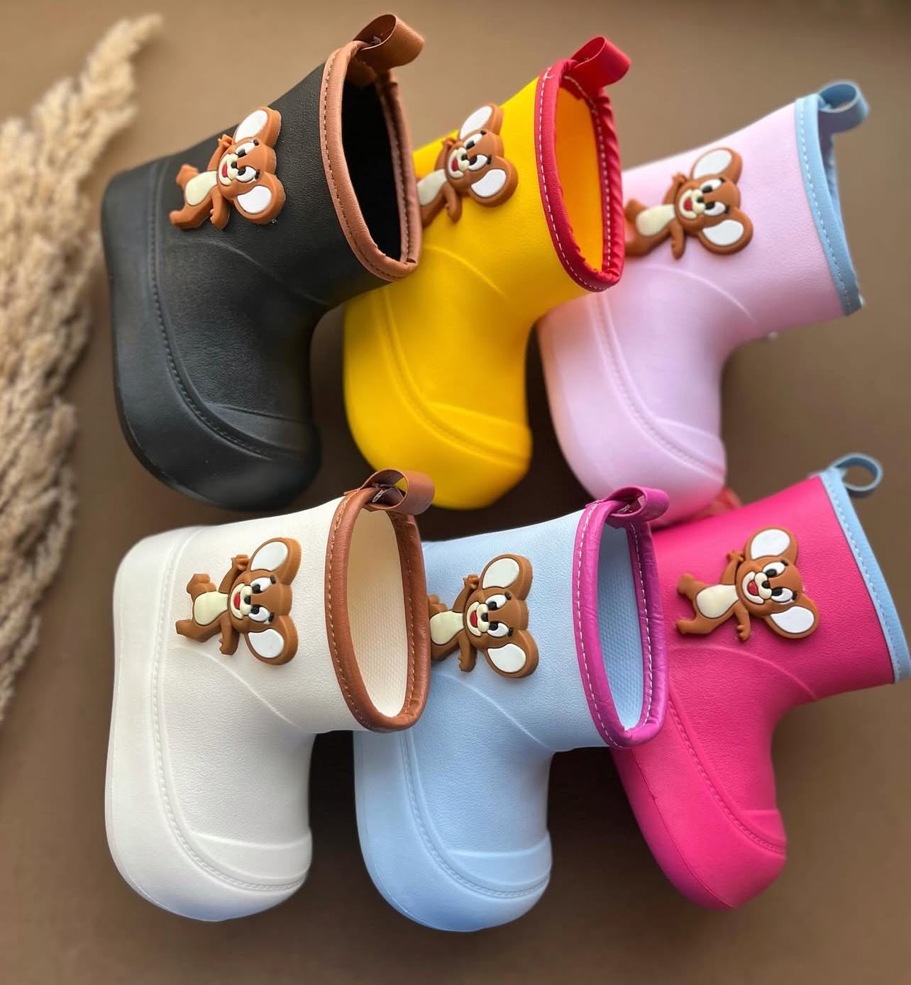 چکمه بچه گانه فانی بوت  (استیکرتام و جری)children boots
