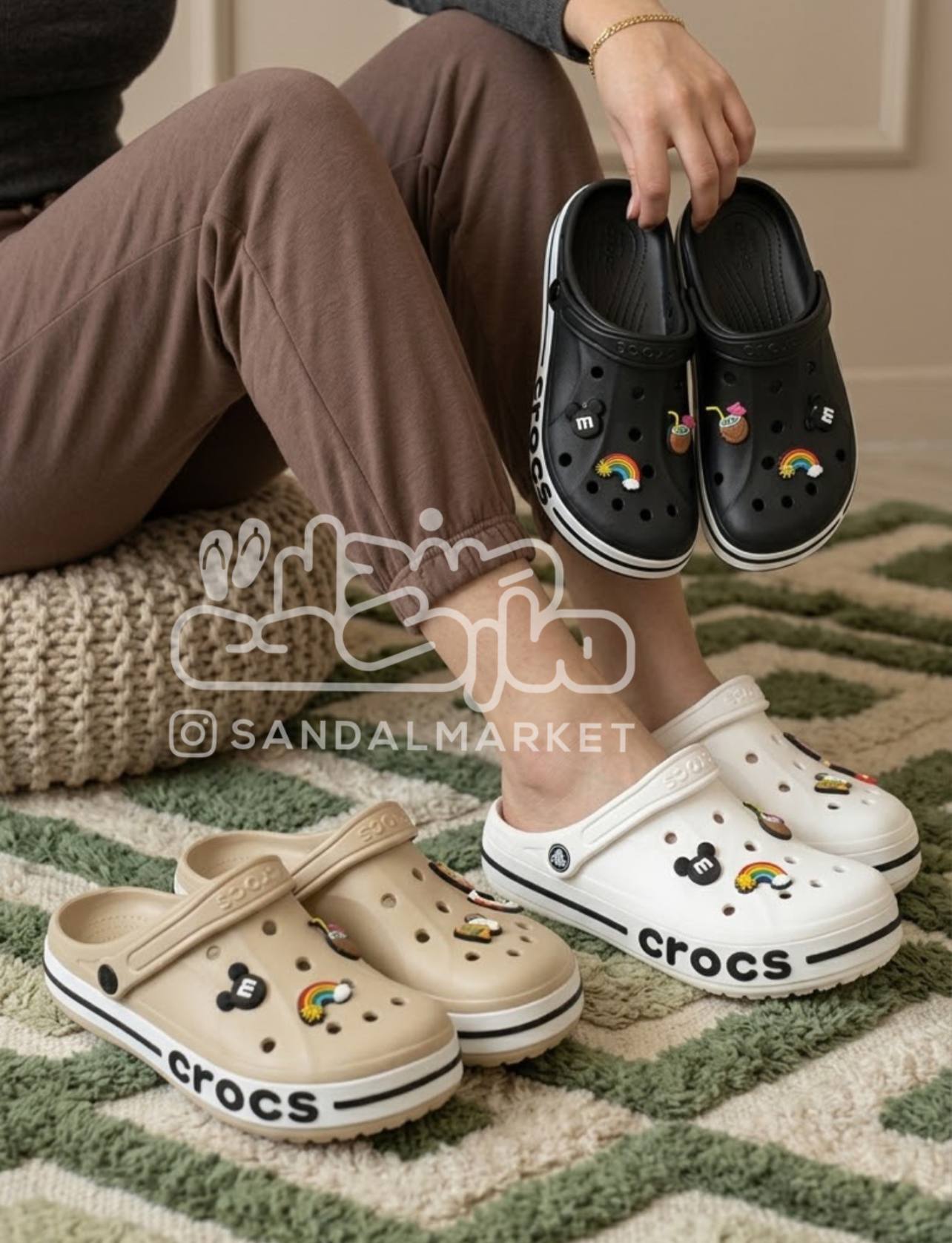 کراکس پلاس زنانه crocs