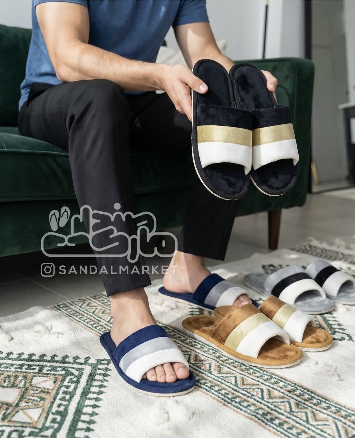 پاپوش مردانه نیکتا سه خط