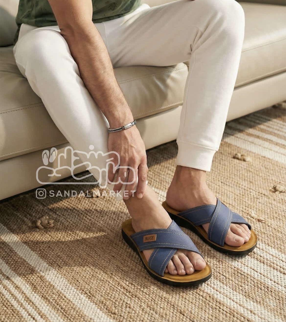 صندل مردانه ضربدری