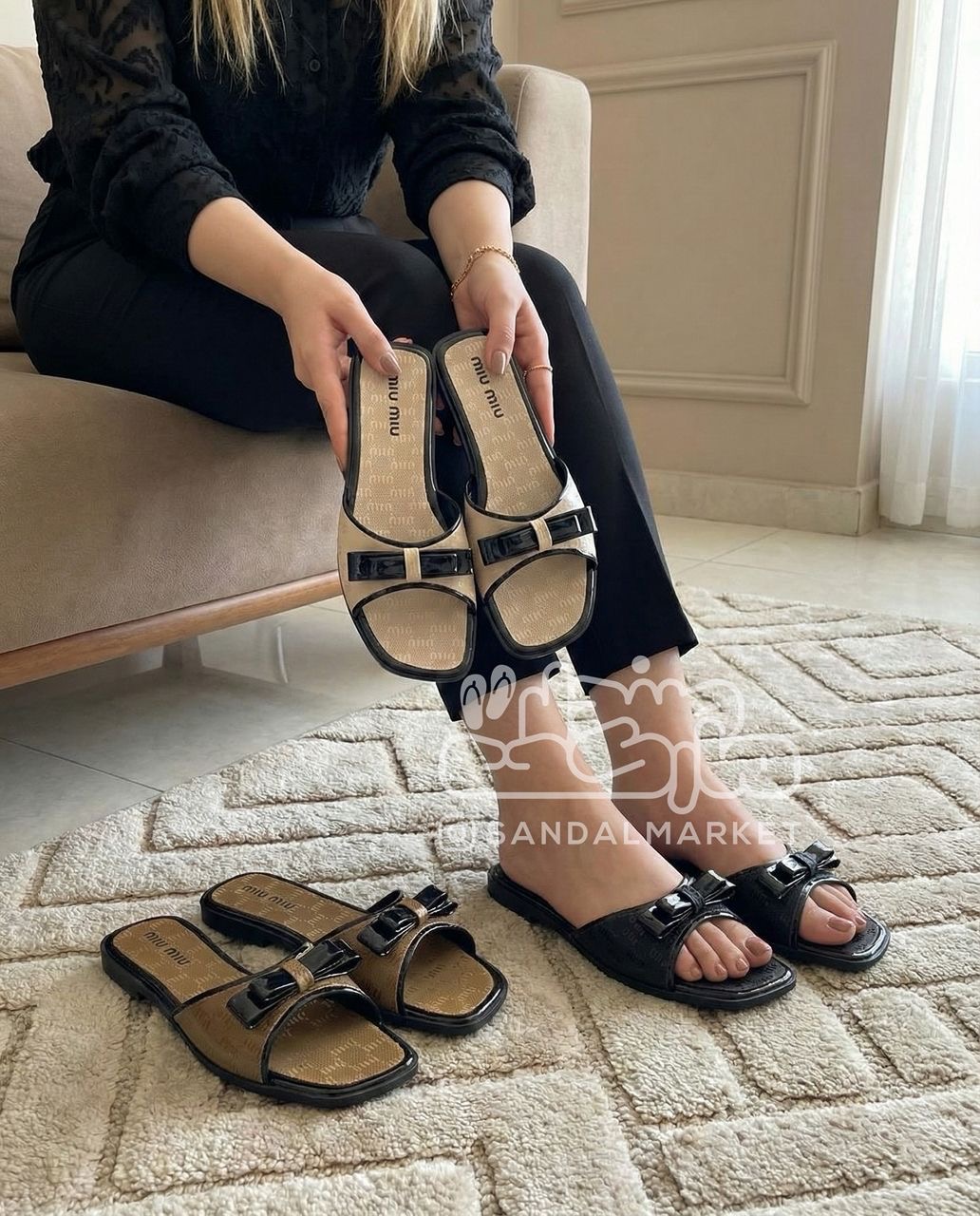 صندل زنانه لوييز پاپيونى