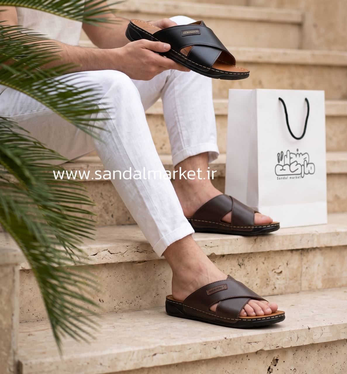 صندل مردانه ضربدری